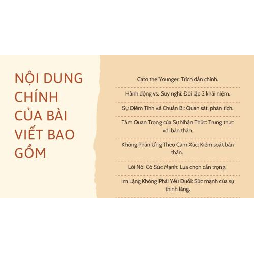 2.Nội Dung Chính của Bài: