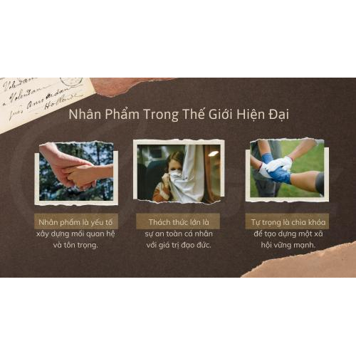 2. Nhân phẩm trong thế giới hiện đại