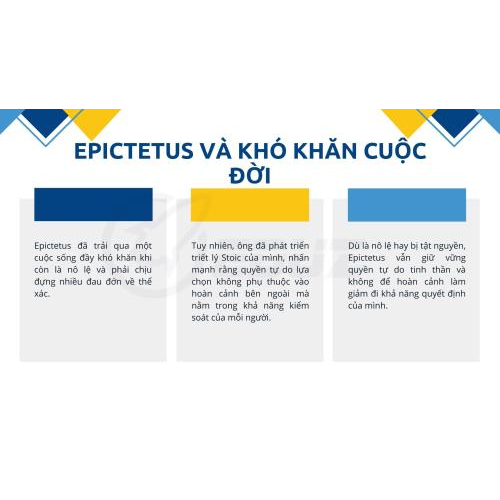 2. Epictetus và Khó Khăn Cuộc Đời