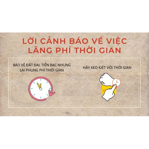 2. Lời cảnh báo về việc lãng phí thời gian