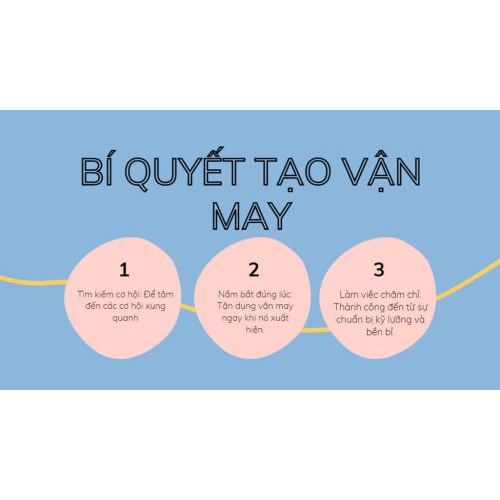 3. Bí quyết tạo vận may