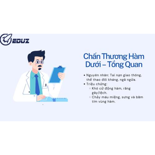 1. Tổng quan chấn thương hàm dưới