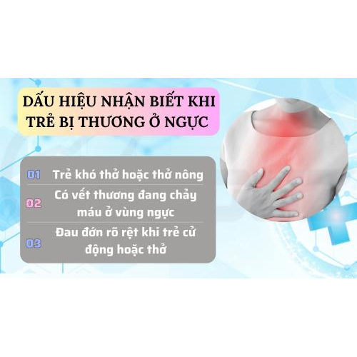 2. Dấu hiệu nhận biết vết thương ở ngực