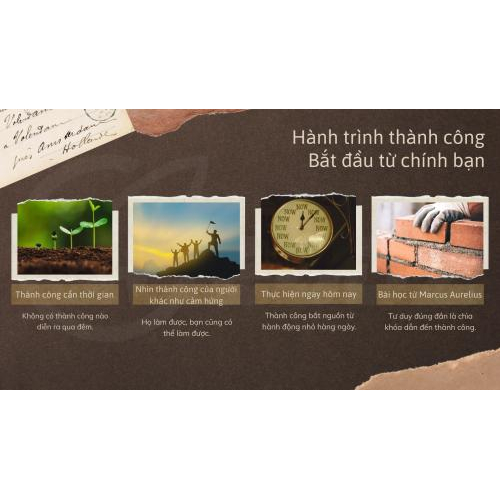 4. Hành trình thành công: Mọi điều đều bắt đầu từ chính bạn