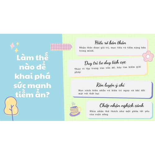 3. Làm thế nào để khai phá sức mạnh tiềm ẩn?