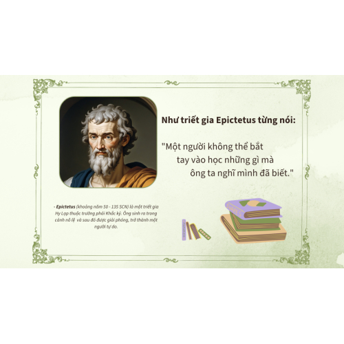 3.Lời nhắc nhở từ Epictetus