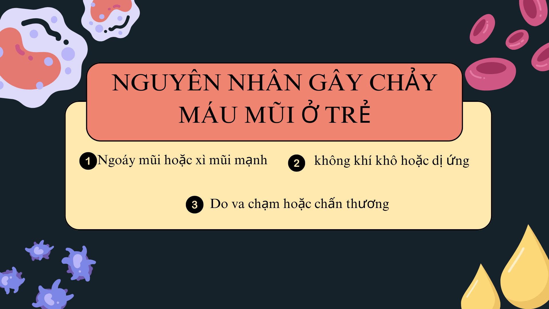 Nguyên Nhân Gây Chảy Máu Mũi Ở Trẻ