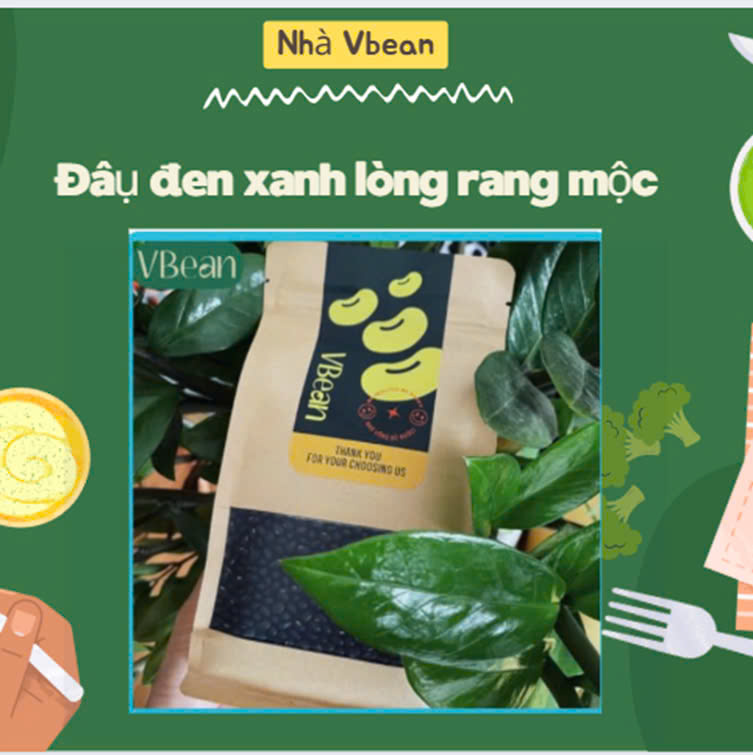 Đậu Đen Xanh Lòng Rang Mộc Nhà Vbean: Thực Phẩm Bổ Dưỡng Cho Giấc Ngủ Tốt