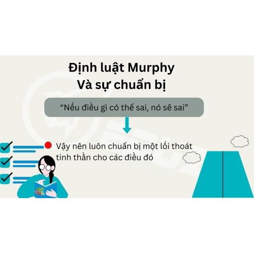 3. Định luật Murphy và sự chuẩn bị