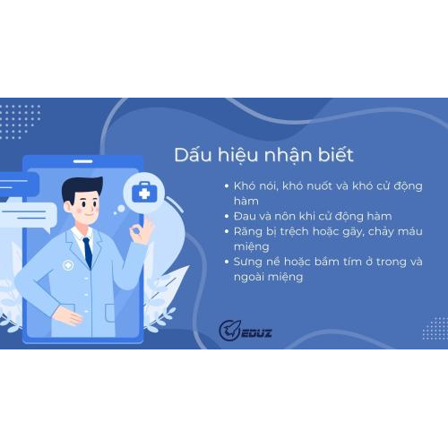 4. Cách xử lý khi chấn thương hàm dưới