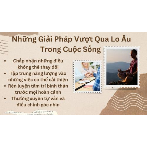 4. Những giải pháp vượt qua lo âu