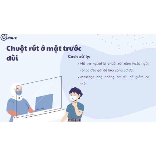 4. Chuột rút ở mặt trước đùi