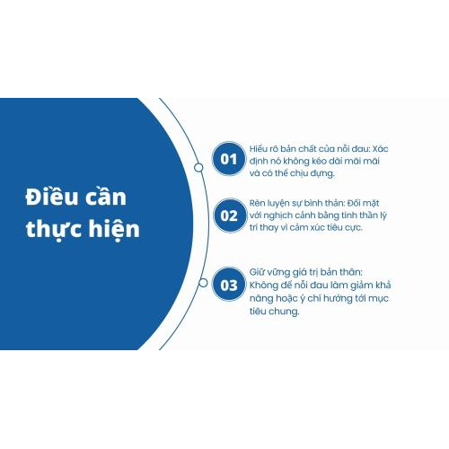 4/ Điều cần thực hiện