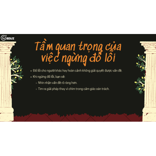 2. Tầm quan trọng của việc ngừng đổ lỗi