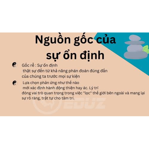 2. Nguồn gốc của sự ổn định