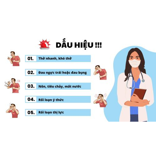 Các dấu hiệu cần trợ giúp y tế