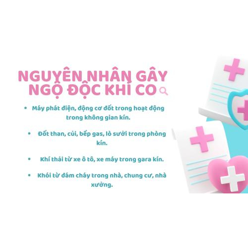 2. Nguyên nhân gây ngộ độc khí CO