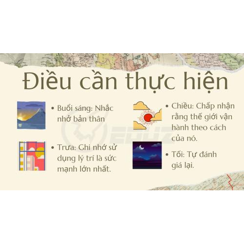 3. Điều cần thực hiện