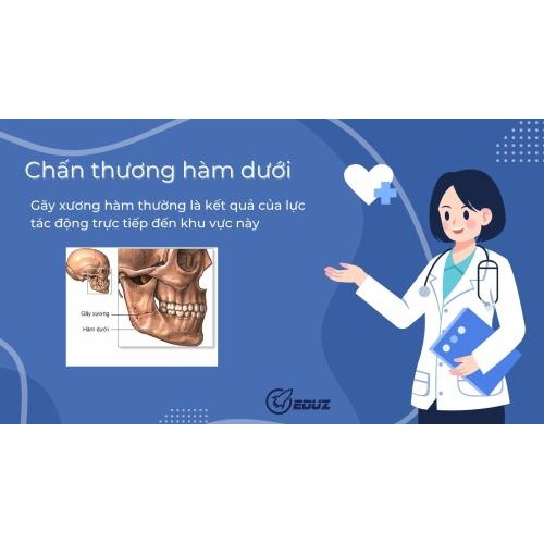 1. Chấn thương hàm dưới là gì?