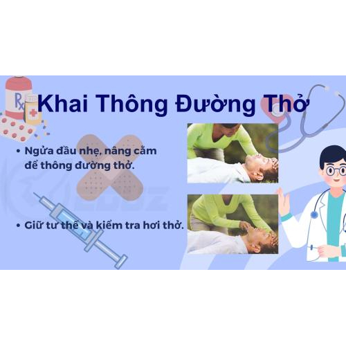 3. Khai thông đường thở