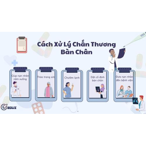 2. Cách xử lý chấn thương bàn chân