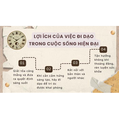 4. Lợi ích của việc đi dạo trong cuộc sống hiện đại