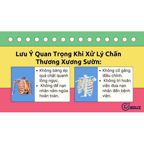 9. Lưu ý quan trọng khi xử lý chấn thương xương sườn