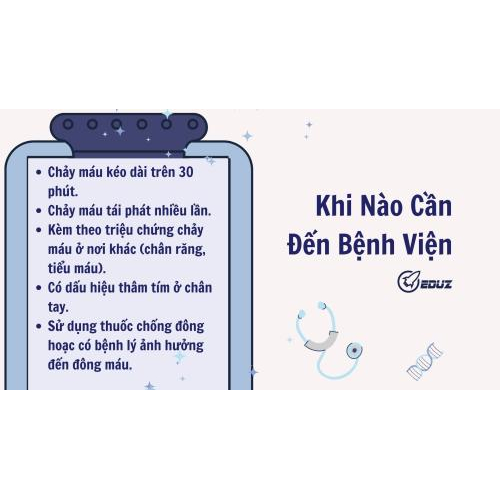 4. Khi nào cần đến bệnh viện ?