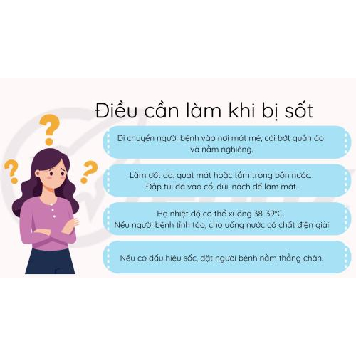 Bạn cần làm khi bị sốt