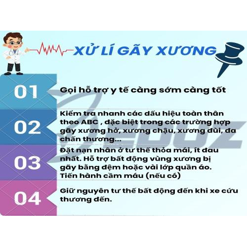 4. Xử lý khi bị gãy xương