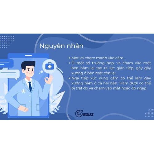 2. Nguyên nhân dẫn tới chấn thương hàm dưới