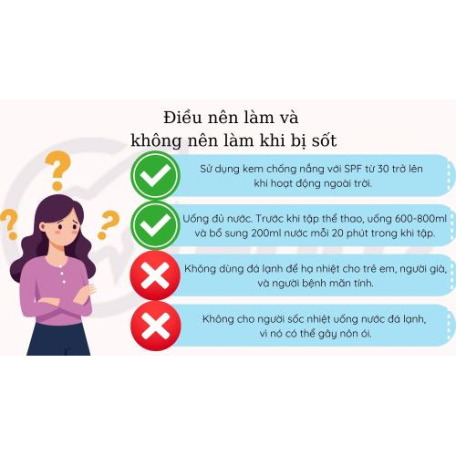 Điều nên và không nên khi bị sốt