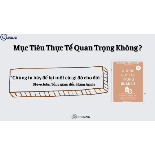 3. Mục Tiêu Thực Tế Quan Trọng Không ?