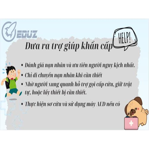 3. Đưa ra trợ giúp khẩn cấp