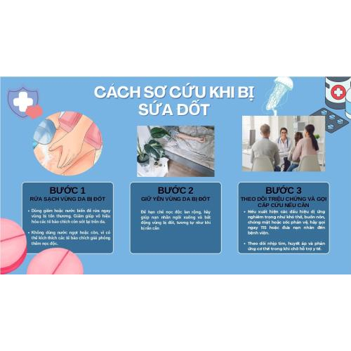 2. Cách sơ cứu khi bị sứa đốt