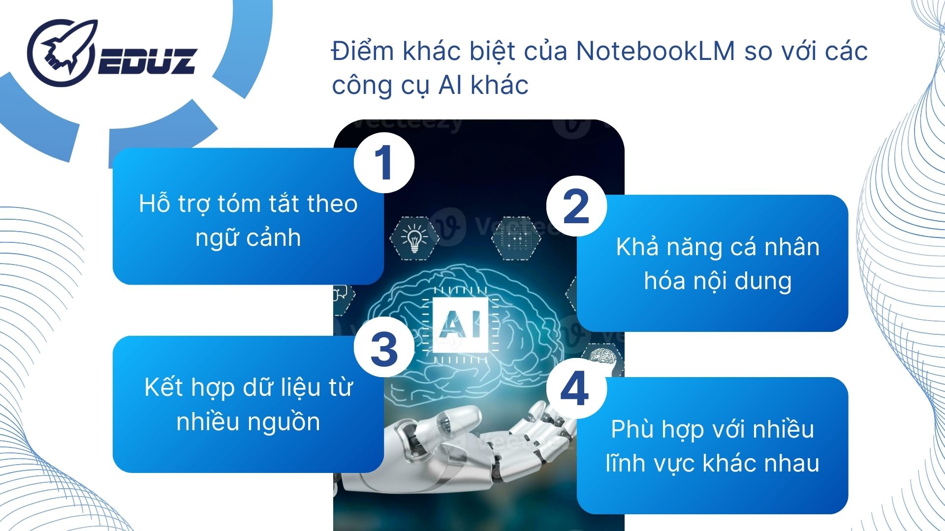 3. Điểm khác biệt của NotebookLM so với các công cụ AI khác