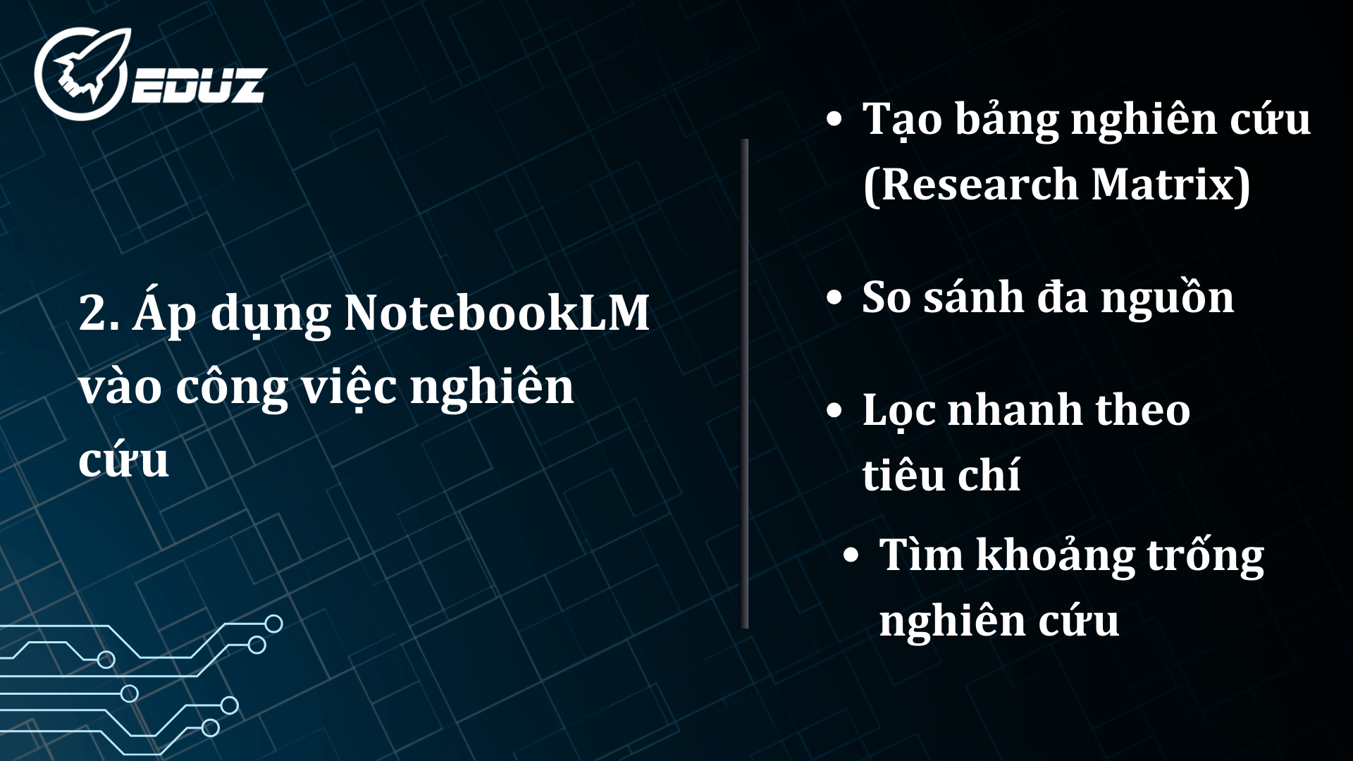 2.Áp dụng NotebookLM vào công việc nghiên cứu