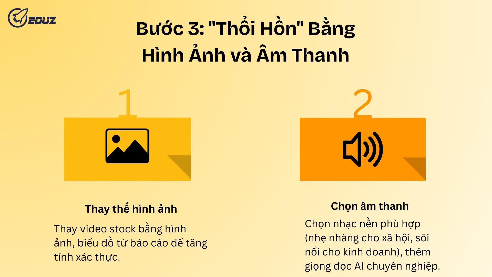 Bước 3: "Thổi Hồn" Bằng Hình Ảnh và Âm Thanh