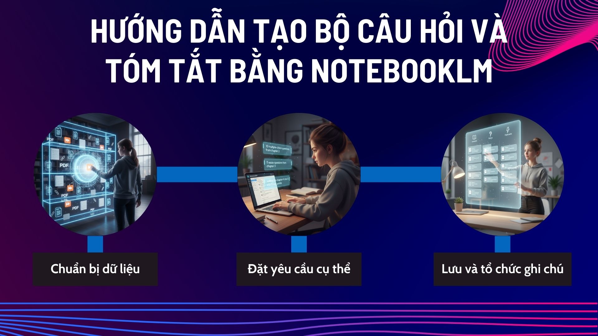 Hướng dẫn tạo bộ câu hỏi và tóm tắt bằng NotebookLM