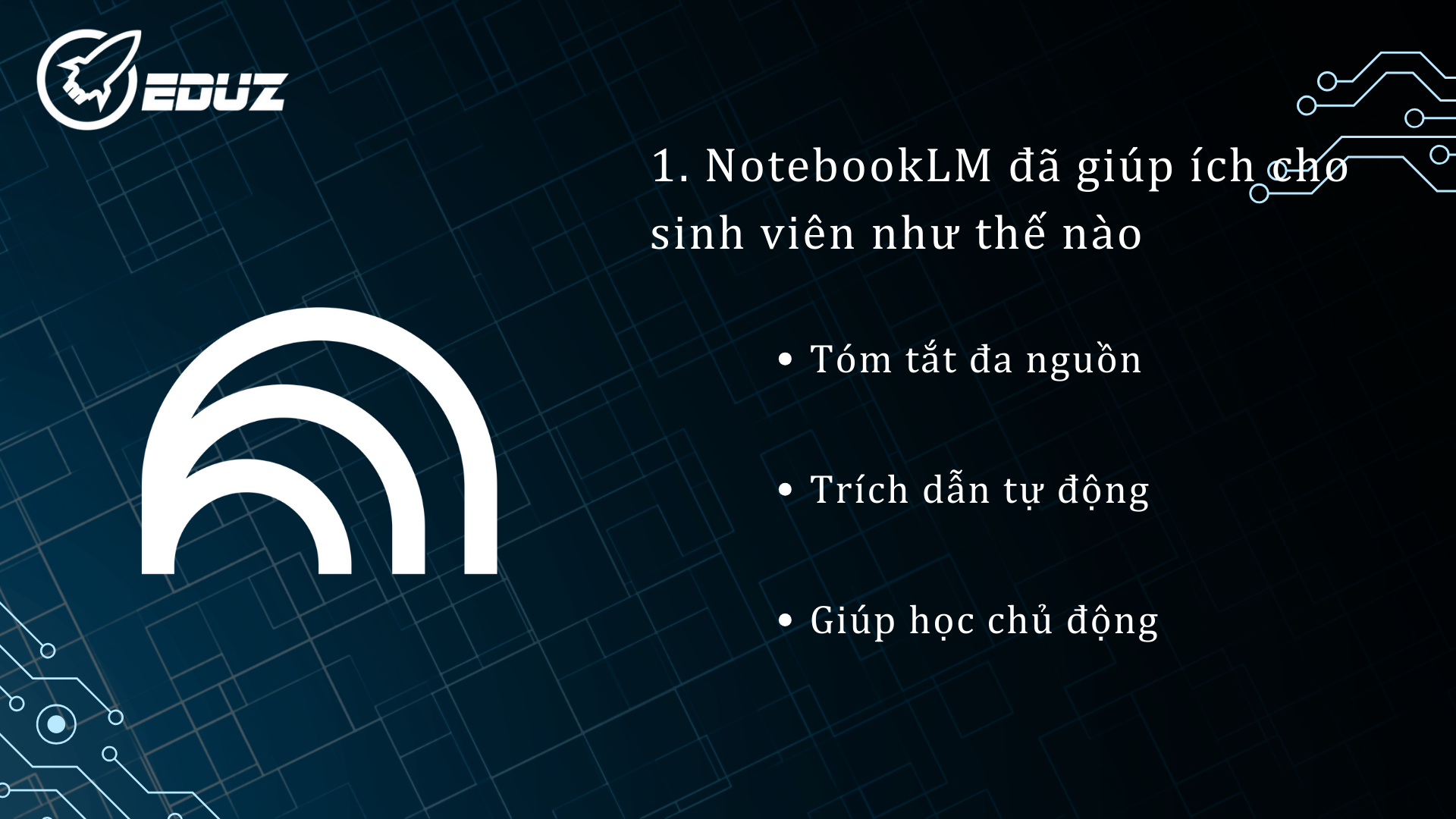 1.NotebookLM đã giúp ích cho sinh viên như thế nào