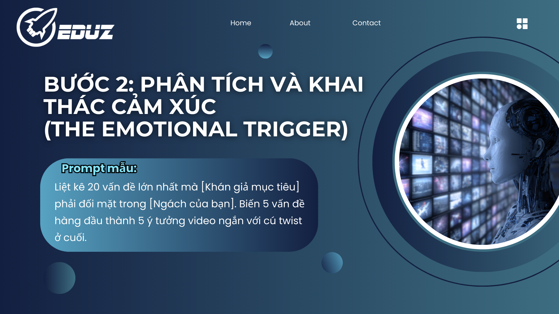 Bước 2: Phân tích và khai thác cảm xúc (the emotional trigger)