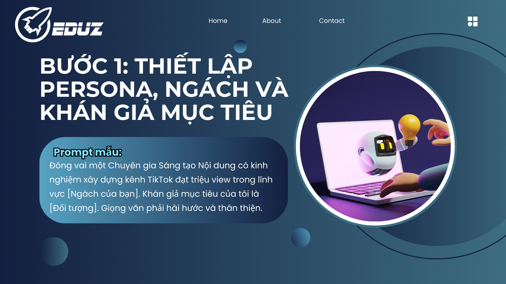 Bước 1: Thiết lập persona, ngách và khán giả mục tiêu