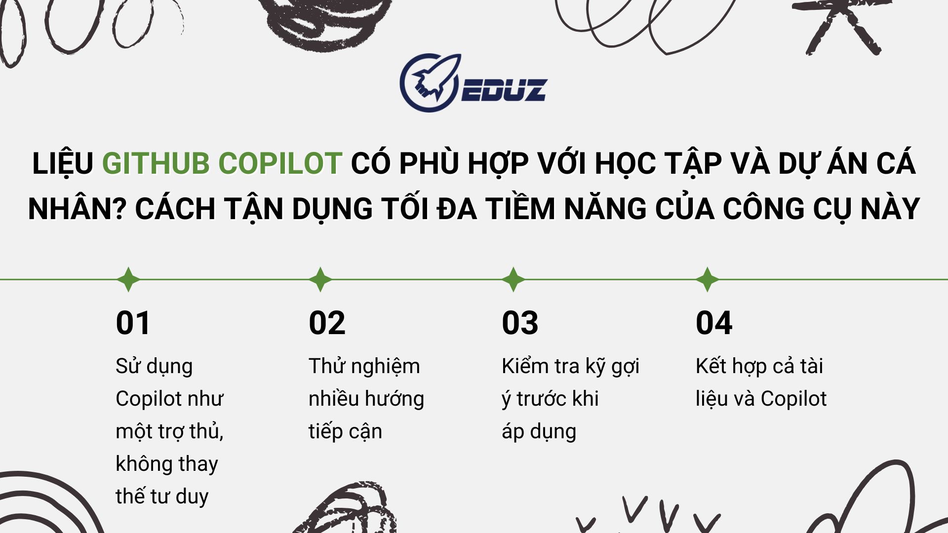 3. Liệu GitHub Copilot có phù hợp với học tập và dự án cá nhân? Cách tận dụng tối đa tiềm năng của công cụ này