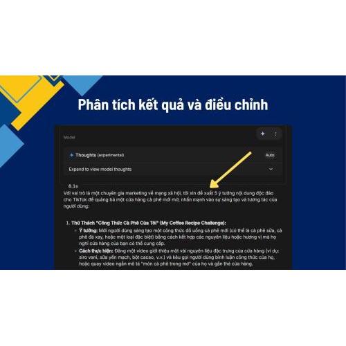 Phân tích kết quả và điều chỉnh