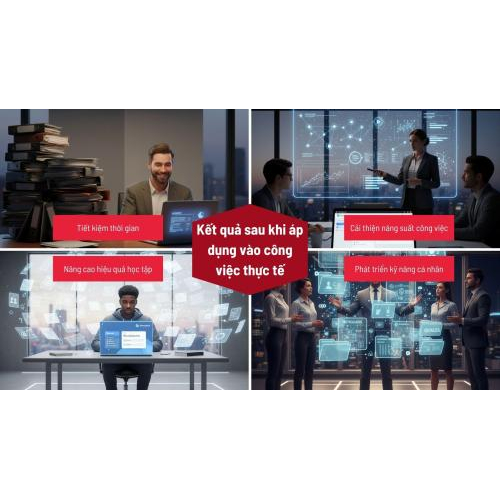 Kết quả sau khi áp dụng vào công việc thực tế