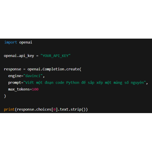 Ví dụ code Python cơ bản: