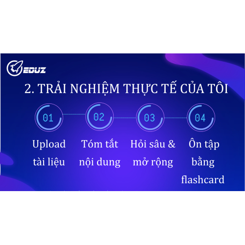 2. Trải nghiệm thực tế của tôi