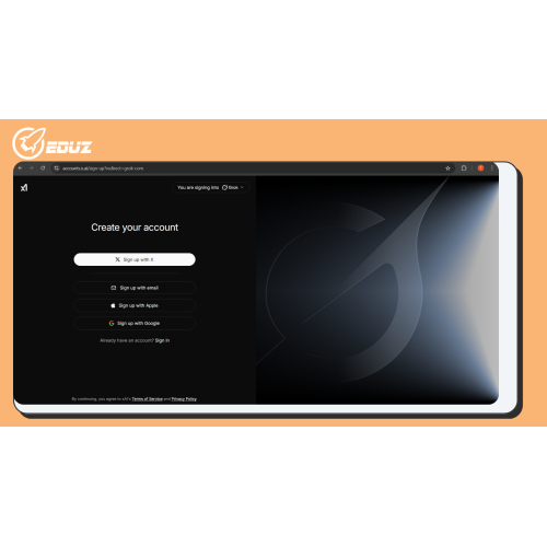 1.2 Đăng ký qua web Grok.com: