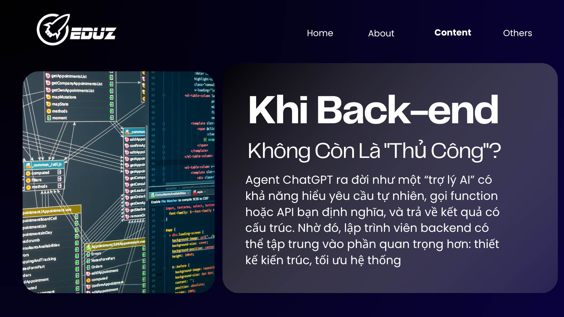 1. Khi Back-end Không Còn Là "Thủ Công"?