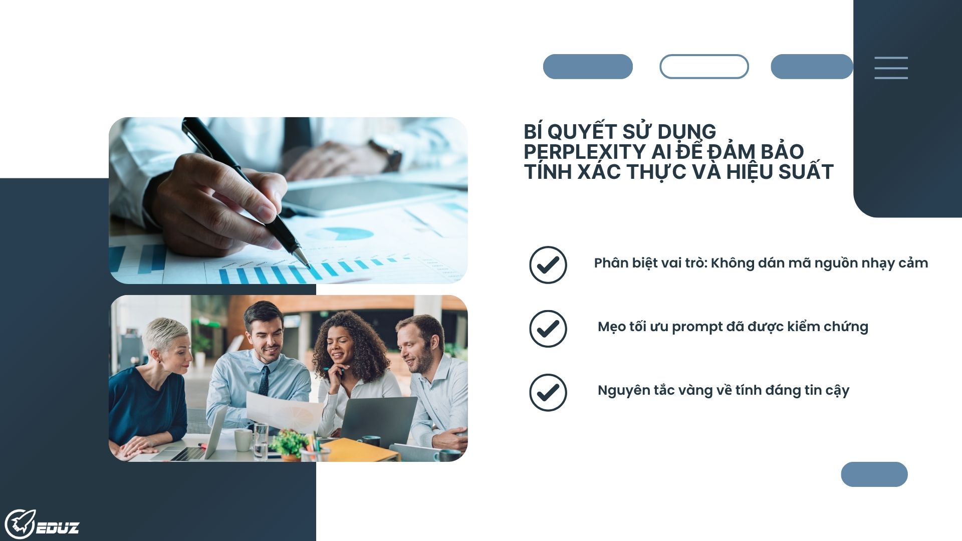 Bí quyết sử dụng perplexity AI để đảm bảo tính xác thực và hiệu suất